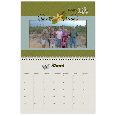 Calendar Gift By Mikki Mar 2012