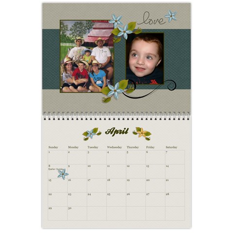 Calendar Gift By Mikki Apr 2012