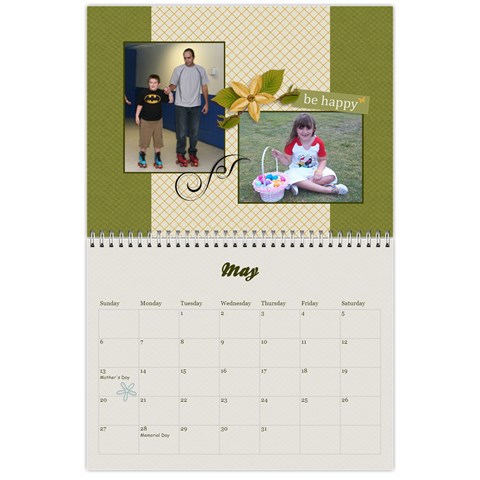 Calendar Gift By Mikki May 2012