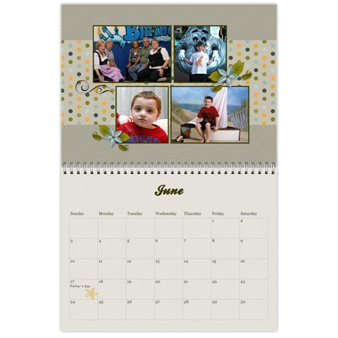 Calendar Gift By Mikki Jun 2012