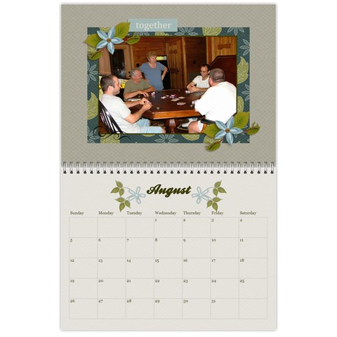 Calendar Gift By Mikki Aug 2012