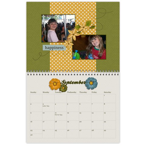 Calendar Gift By Mikki Sep 2012
