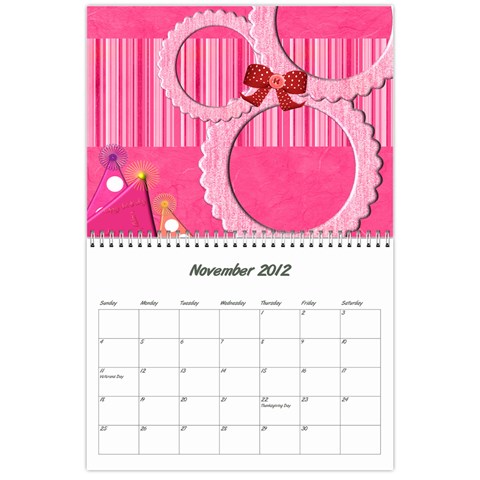 Rayhons Calendar 2011 By Alecia Nov 2012