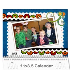 Nan calendar 4 - Wall Calendar 11  x 8.5  (12-Months)