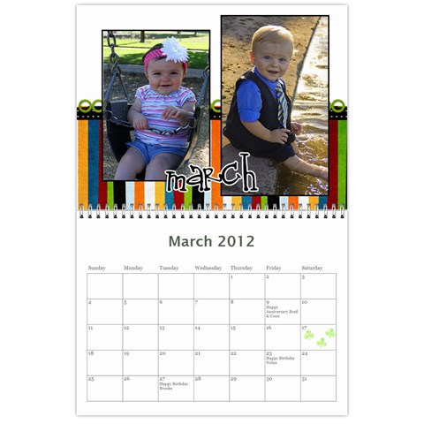 Nan Calendar 4 By Connie Goates Mar 2012