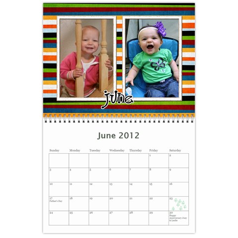 Nan Calendar 4 By Connie Goates Jun 2012
