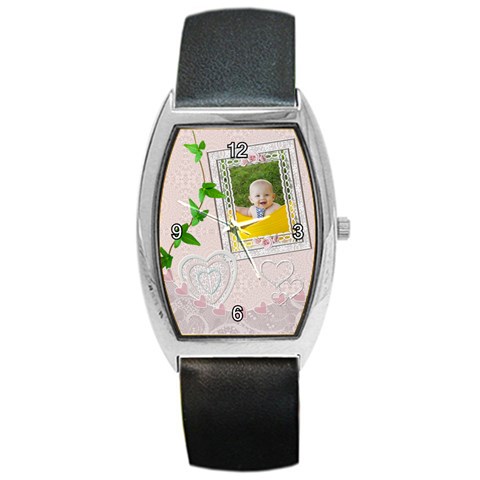 Elegant Barrel Style Metal Watch By Lil Front