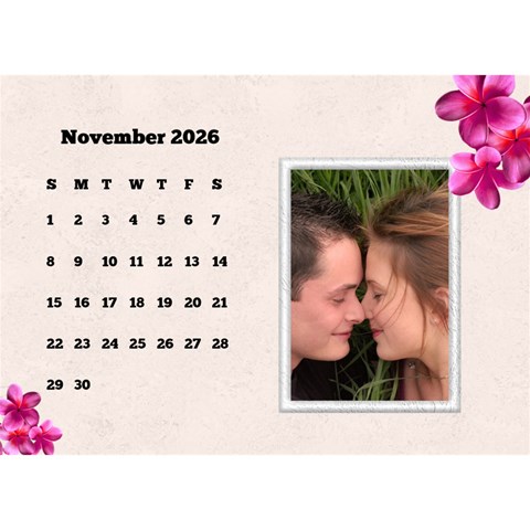 Happy Pink 2026 Desk Calendar By Deborah Nov 2026