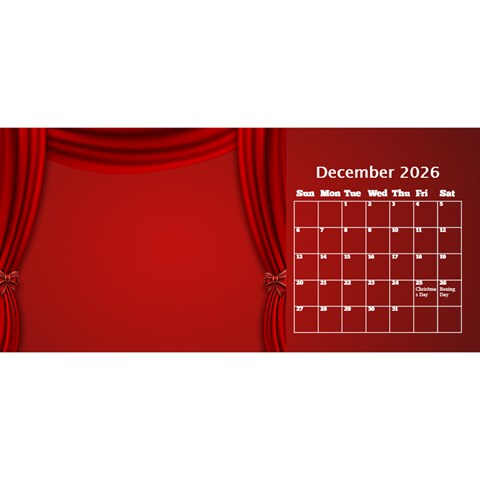 Our Production Desktop 2026 11 Inch Calendar By Deborah Dec 2026