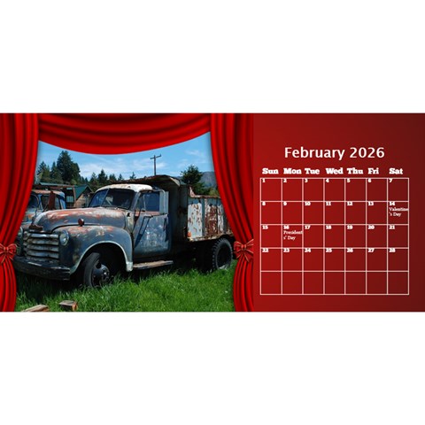Our Production Desktop 2026 11 Inch Calendar By Deborah Feb 2026