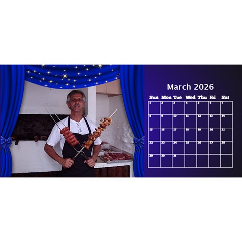 Our Production Desktop 2026 11 Inch Calendar By Deborah Mar 2026