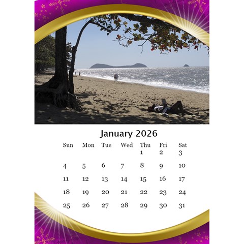 Desktop Calendar With Class (6x8 5) By Deborah Jan 2026