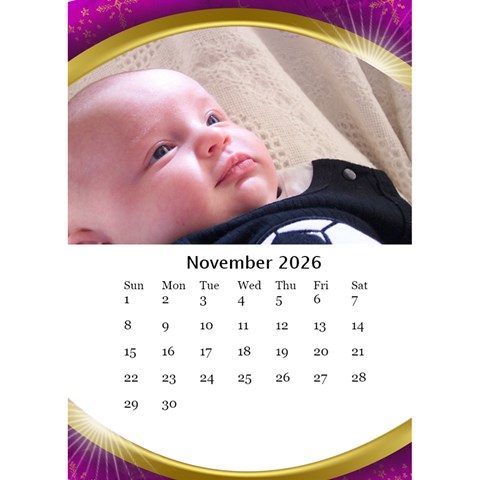 Desktop Calendar With Class (6x8 5) By Deborah Nov 2026