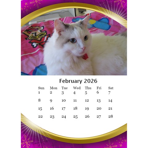 Desktop Calendar With Class (6x8 5) By Deborah Feb 2026