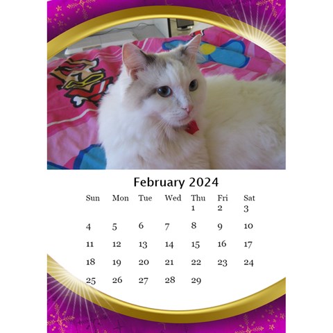 Desktop Calendar With Class (6x8 5) By Deborah Feb 2024