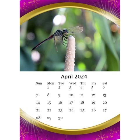 Desktop Calendar With Class (6x8 5) By Deborah Apr 2024