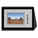 Framed in Silver 2022 Desk Calendar (8.5x6) - Desktop Calendar 8.5  x 6 