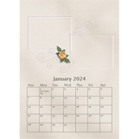 Desktop Calendar 6  X 8 5 : Our Family By Jennyl Jan 2024