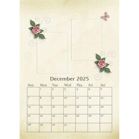Desktop Calendar 6  X 8 5 : Our Family By Jennyl Dec 2025