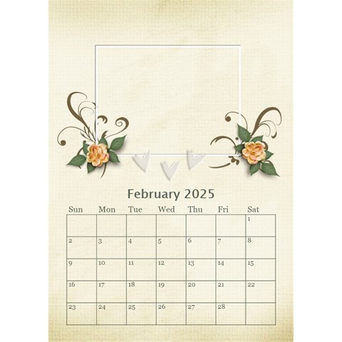 Desktop Calendar 6  X 8 5 : Our Family By Jennyl Feb 2025