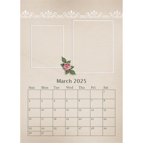 Desktop Calendar 6  X 8 5 : Our Family By Jennyl Mar 2025