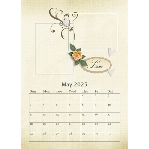 Desktop Calendar 6  X 8 5 : Our Family By Jennyl May 2025