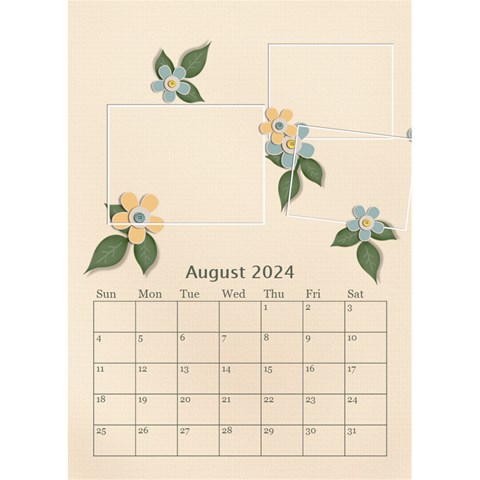Desktop Calendar 6  X 8 5 : Our Family By Jennyl Aug 2024