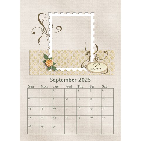 Desktop Calendar 6  X 8 5 : Our Family By Jennyl Sep 2025
