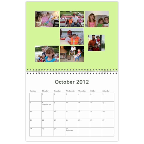Calendar By Miriam Oct 2012