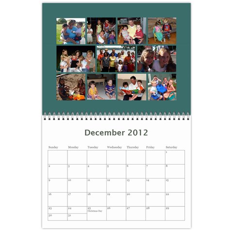 Calendar By Miriam Dec 2012