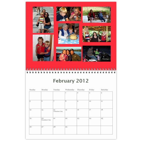 Calendar By Miriam Feb 2012