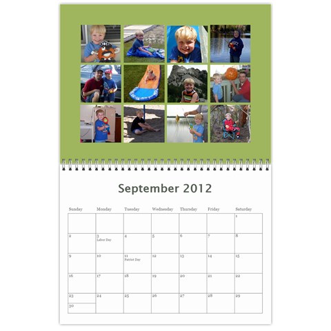 Calendar By Miriam Sep 2012