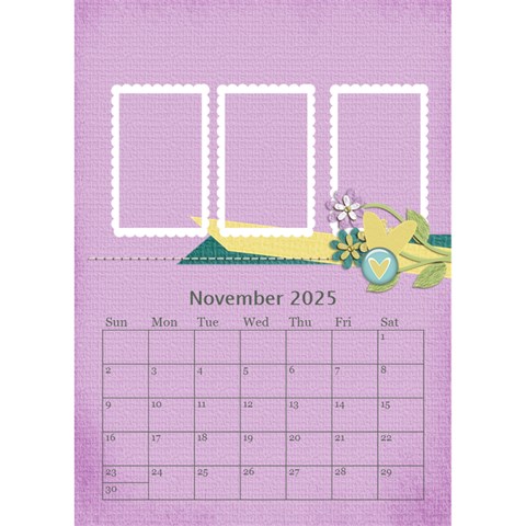 Desktop Calendar 6  X 8 5 : Cherished Memories By Jennyl Nov 2025