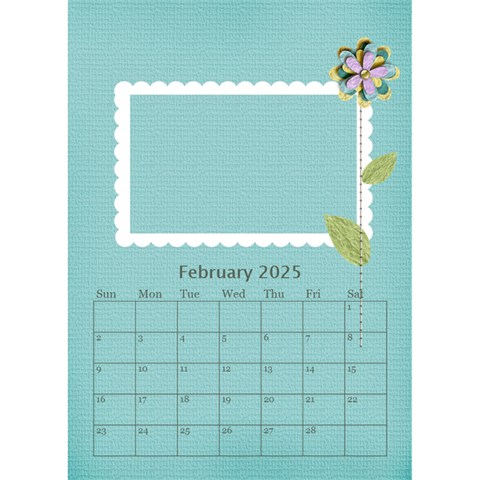 Desktop Calendar 6  X 8 5 : Cherished Memories By Jennyl Feb 2025
