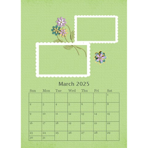Desktop Calendar 6  X 8 5 : Cherished Memories By Jennyl Mar 2025