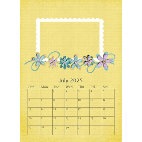 Desktop Calendar 6  X 8 5 : Cherished Memories By Jennyl Jul 2025
