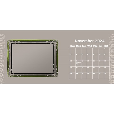 Cream Classic Desktop 2024 11 Inch Calendar By Deborah Nov 2024