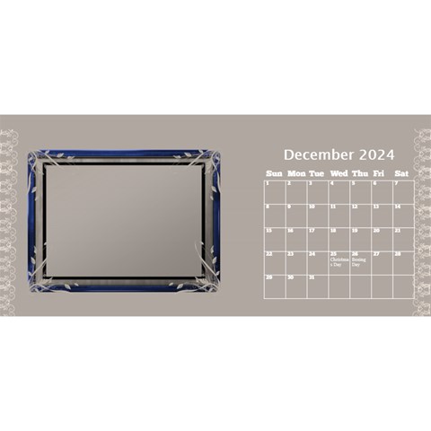 Cream Classic Desktop 2024 11 Inch Calendar By Deborah Dec 2024