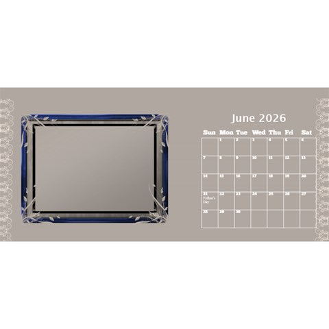 Cream Classic Desktop 2026 11 Inch Calendar By Deborah Jun 2026