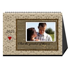 Love Desktop Calendar 8.5x6 - Desktop Calendar 8.5  x 6 