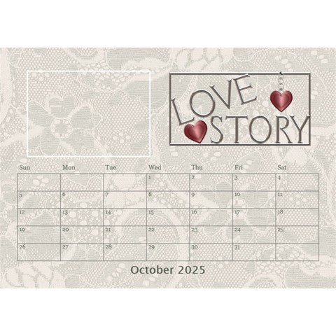 Love Desktop Calendar 8 5x6 By Lil Oct 2025