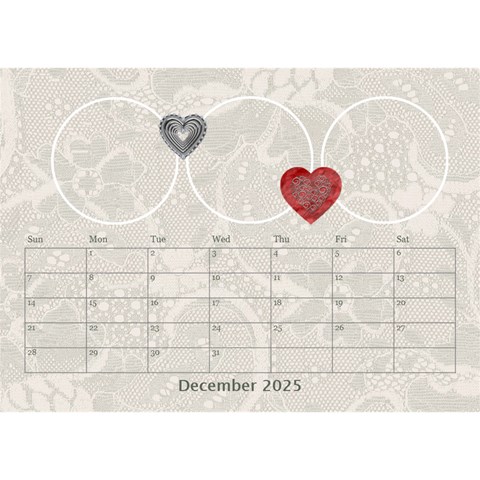 Love Desktop Calendar 8 5x6 By Lil Dec 2025