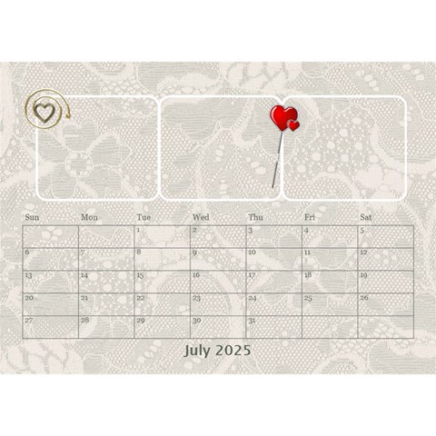 Love Desktop Calendar 8 5x6 By Lil Jul 2025