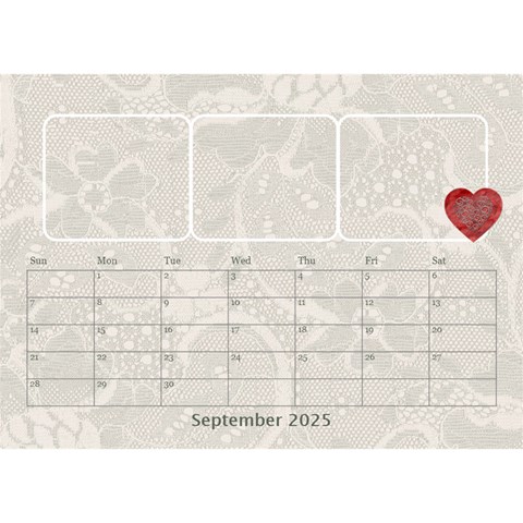 Love Desktop Calendar 8 5x6 By Lil Sep 2025