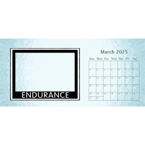 Inspirational Desktop Calendar 11 x5  By Lil Mar 2025