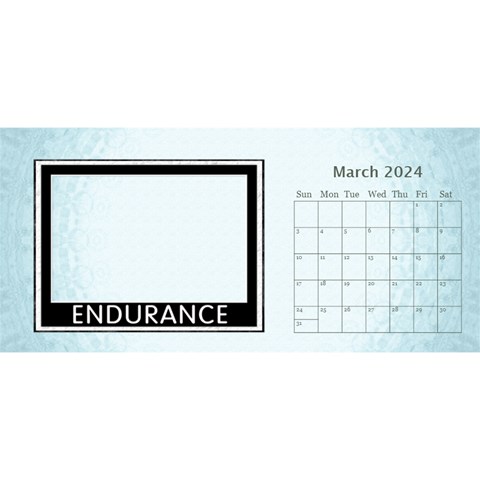 Inspirational Desktop Calendar 11 x5  By Lil Mar 2024