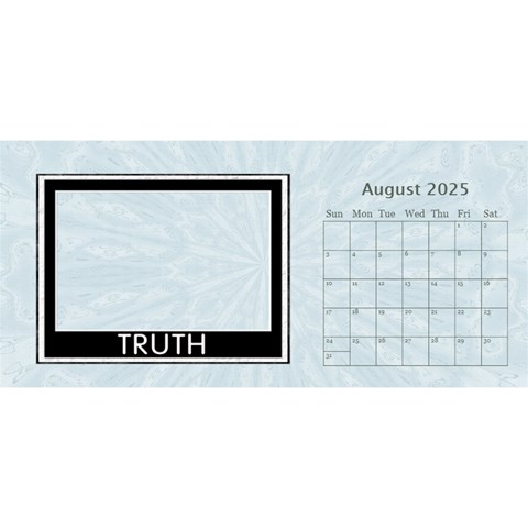 Inspirational Desktop Calendar 11 x5  By Lil Aug 2025