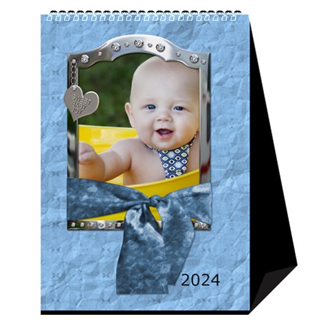 Sweet Baby Boy Desktop Calendar 6 x8 5  By Lil Cover