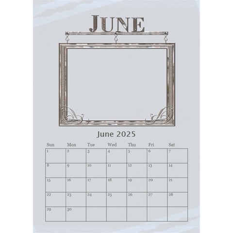 Sweet Baby Boy Desktop Calendar 6 x8 5  By Lil Jun 2025