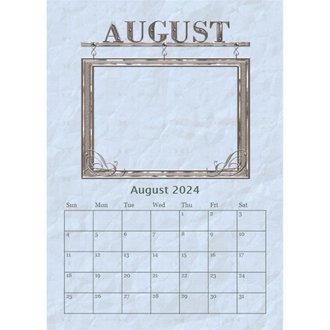 Sweet Baby Boy Desktop Calendar 6 x8 5  By Lil Aug 2024